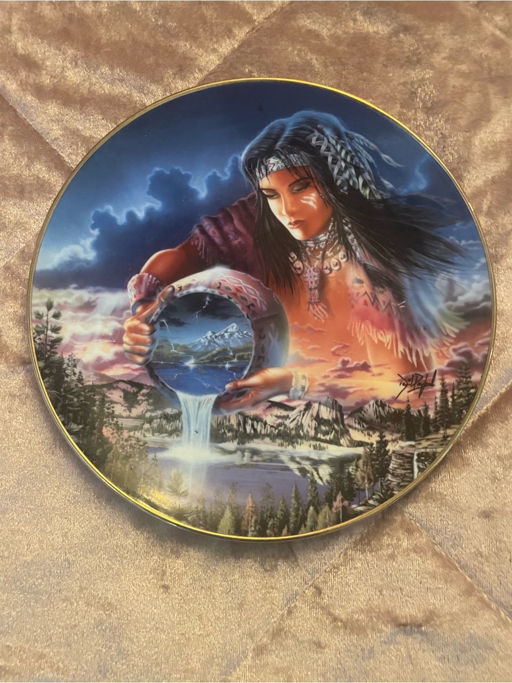 The Harvest of Life Decorative plate. Art by David Penfound
